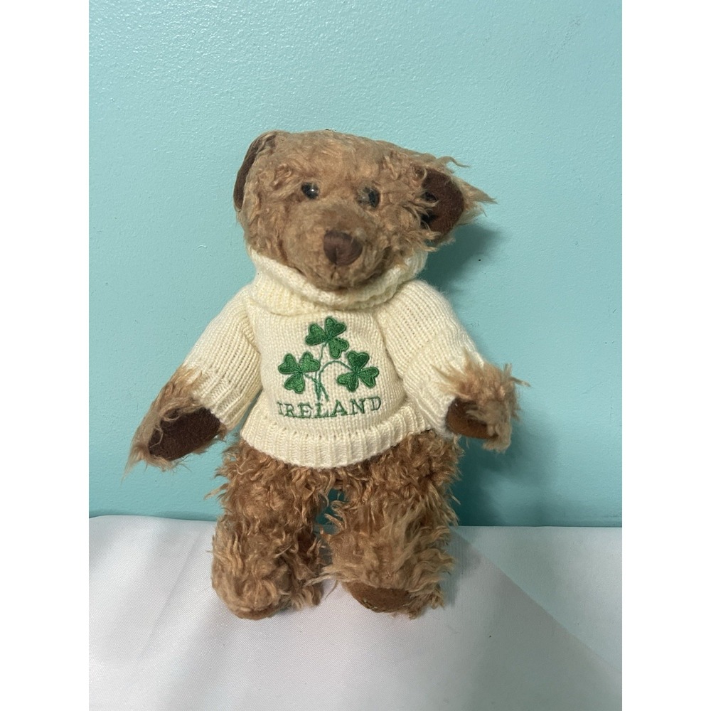 Kiddie Fun Shamrock St Patty's Day‎ Plush Stuffed Bear Dublin Ireland Bin T